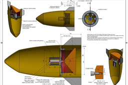Shuttle launching: KISS2, Single spring/ nose fixation shuttle.