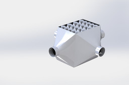 "Compact Extended-Surface Vacuum Heat Exchanger"