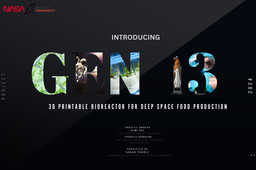 3D Printable Bioreactor for Deep Space Food Production