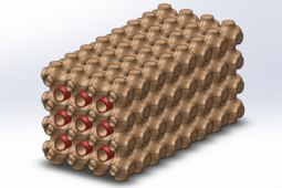 Schwarz P Lattice Based Advanced Cryogenic Recuperator